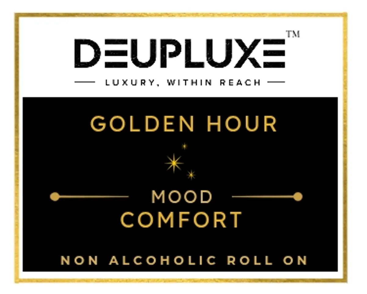Deupluxe Golden Hour | Comfort | Vanilla & Amber | Non Alcoholic Roll On Perfume