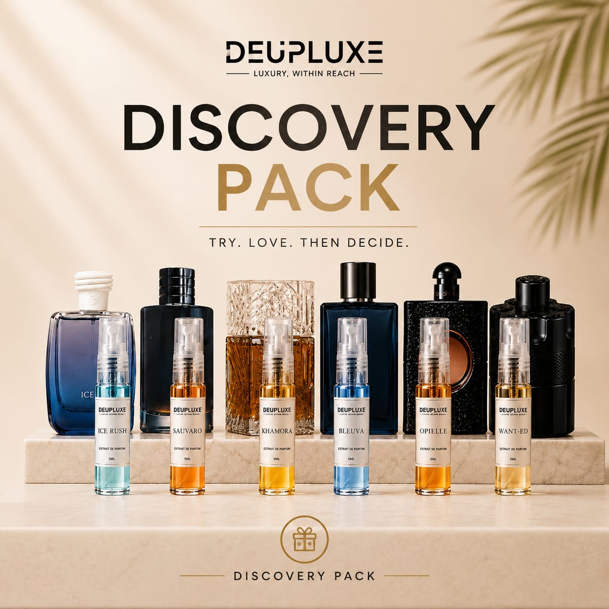 Find Your Signature Scent Deupluxe 5 Ml Perfume Sprays Pack Of 6