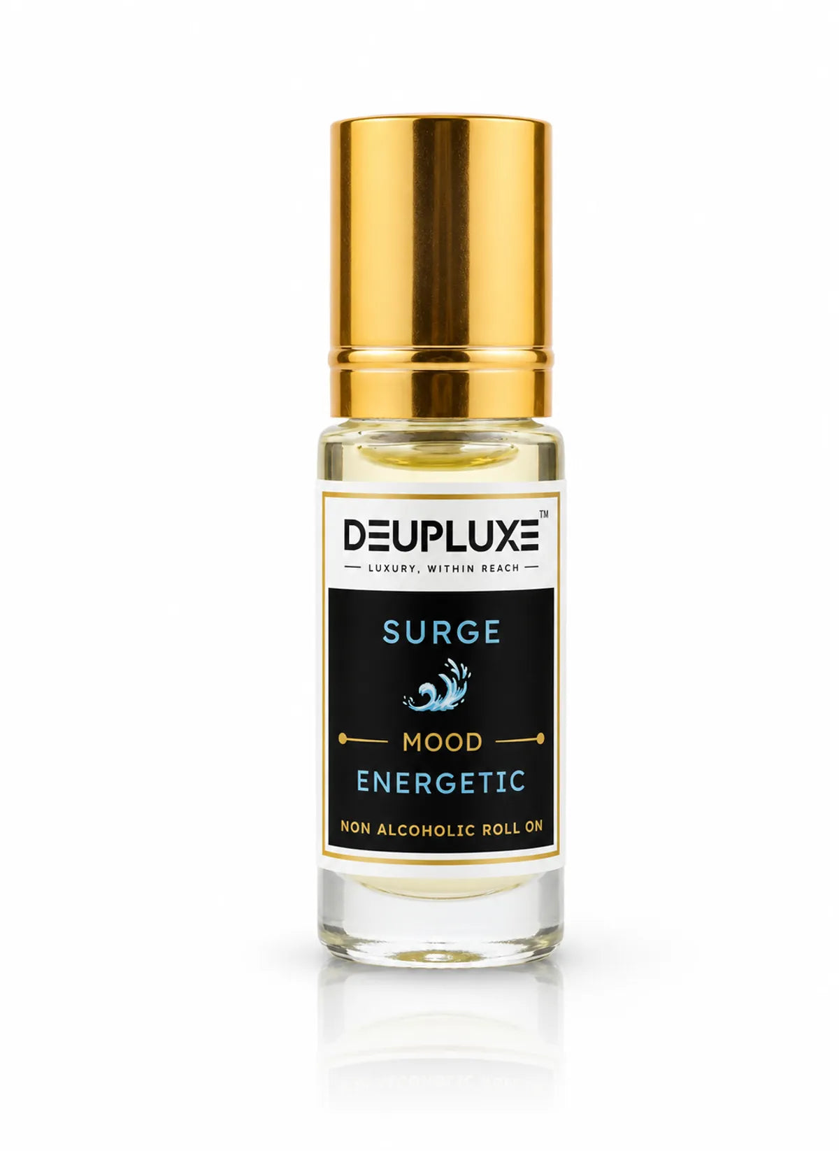 Deupluxe Surge | Energetic | Fresh Aquatic | Non Alcoholic Roll On Perfume (4 ML)
