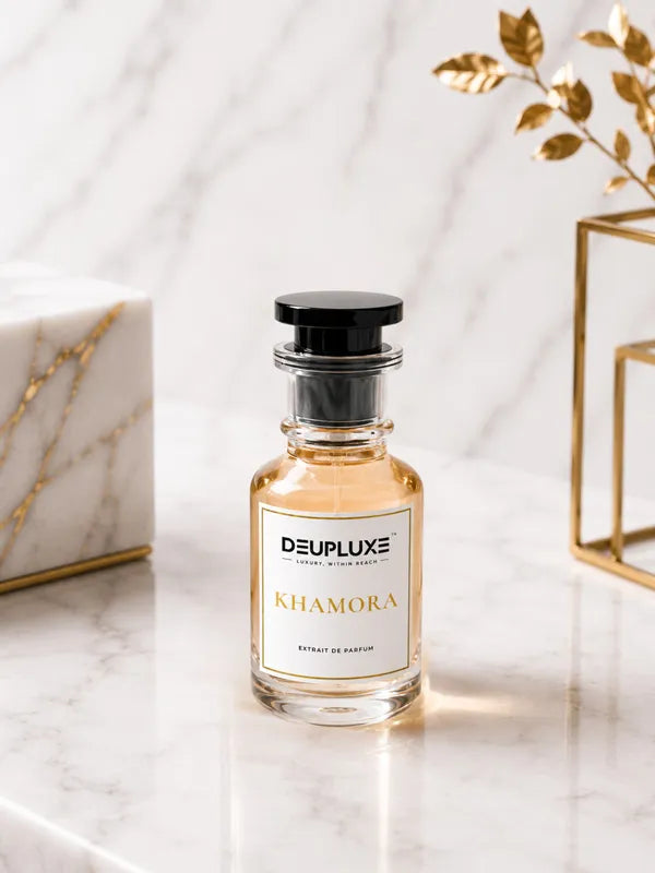 Deupluxe Khamora | Inspired By Khamrah | Cinnamon, Nutmeg & Bergamot | Extrait De Parfum