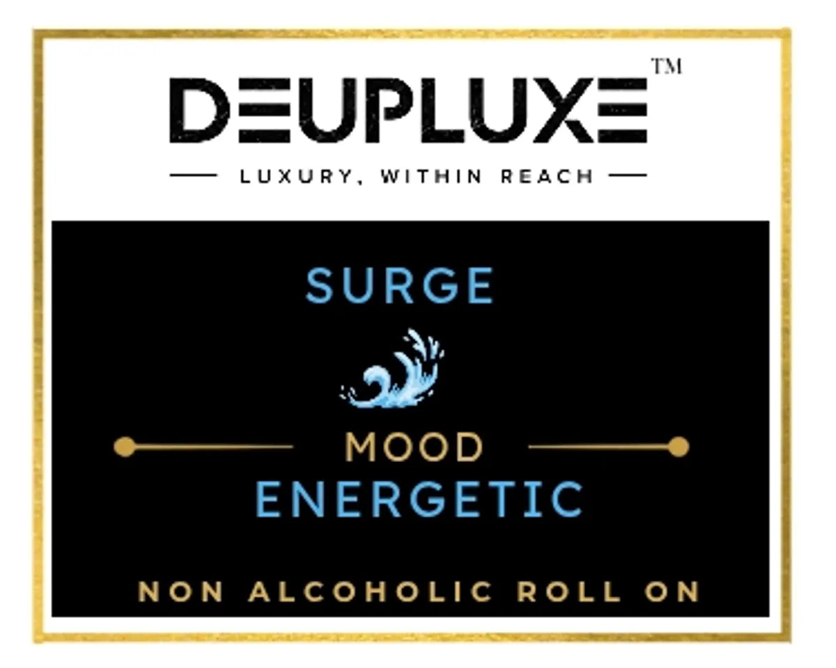 Deupluxe Surge | Energetic | Fresh Aquatic | Non Alcoholic Roll On Perfume (4 ML)