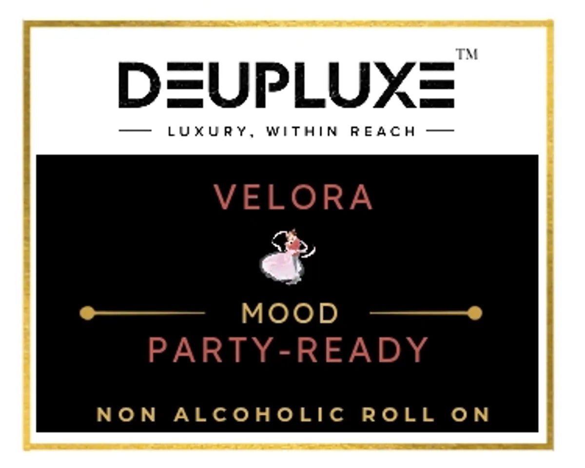 Deupluxe Velora | Party Ready | Floral Bouquet | Non Alcoholic Roll On Perfume (4 ML)