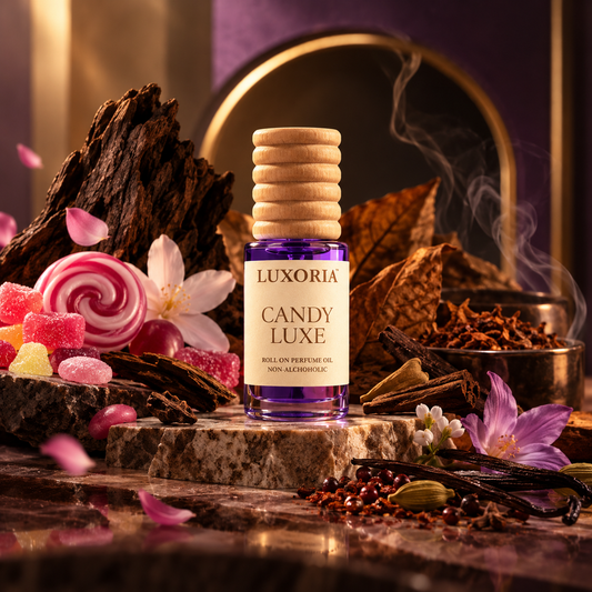 Luxoria Candy Luxe Attar – Premium Non-Alcoholic Roll On Perfume Oil