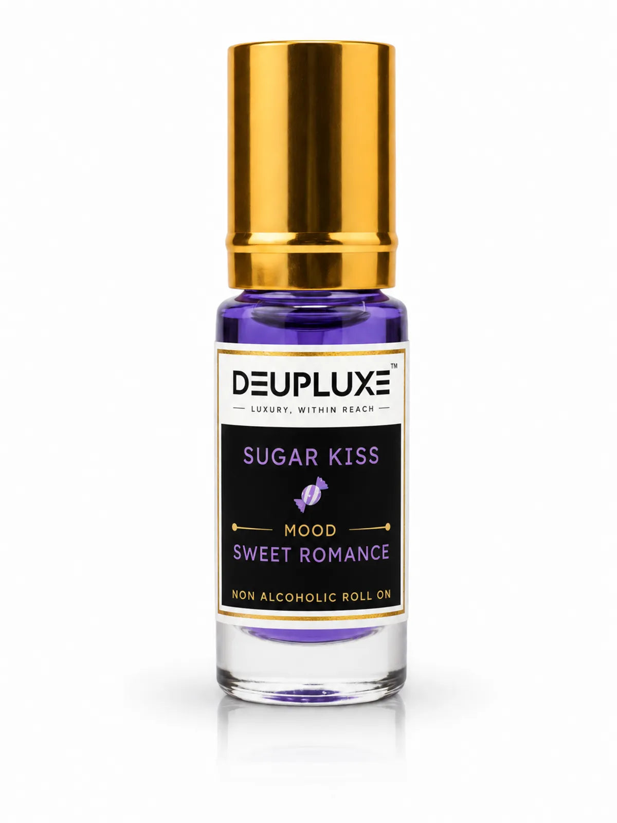 Deupluxe Sugar Kiss | Sweet Romance | Vanilla & Berries | Non Alcoholic Roll On Perfume