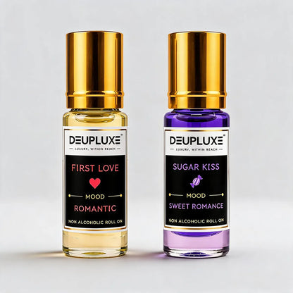 Love & Romance Combo First Love + Sugar Kiss I Non Alcoholic Roll On Perfume Pack Of 2