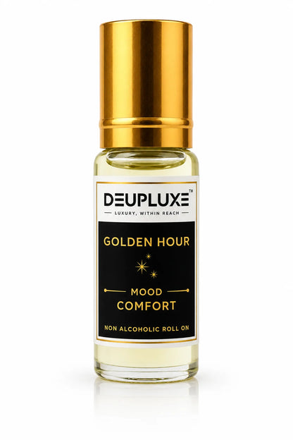 Deupluxe Golden Hour | Comfort | Vanilla & Amber | Non Alcoholic Roll On Perfume