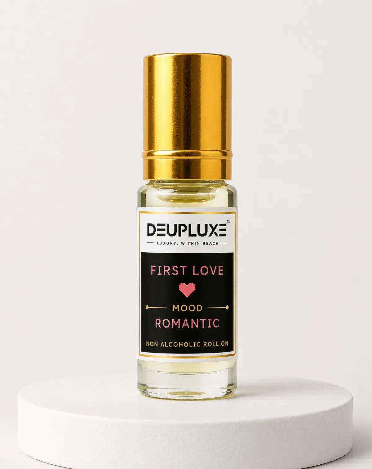 Deupluxe First Love | Romantic | Rose & Floral | Non Alcoholic Roll On Perfume (4 ML)