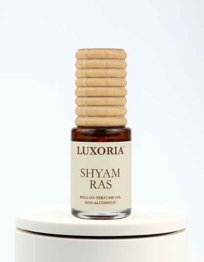 Luxoria Shyam Ras Attar | Premium Non Alcoholic Roll On Perfume Oil | Inspired by Khatu Shyam Ji | 7 ML