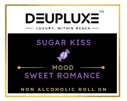 Deupluxe Sugar Kiss | Sweet Romance | Vanilla & Berries | Non Alcoholic Roll On Perfume