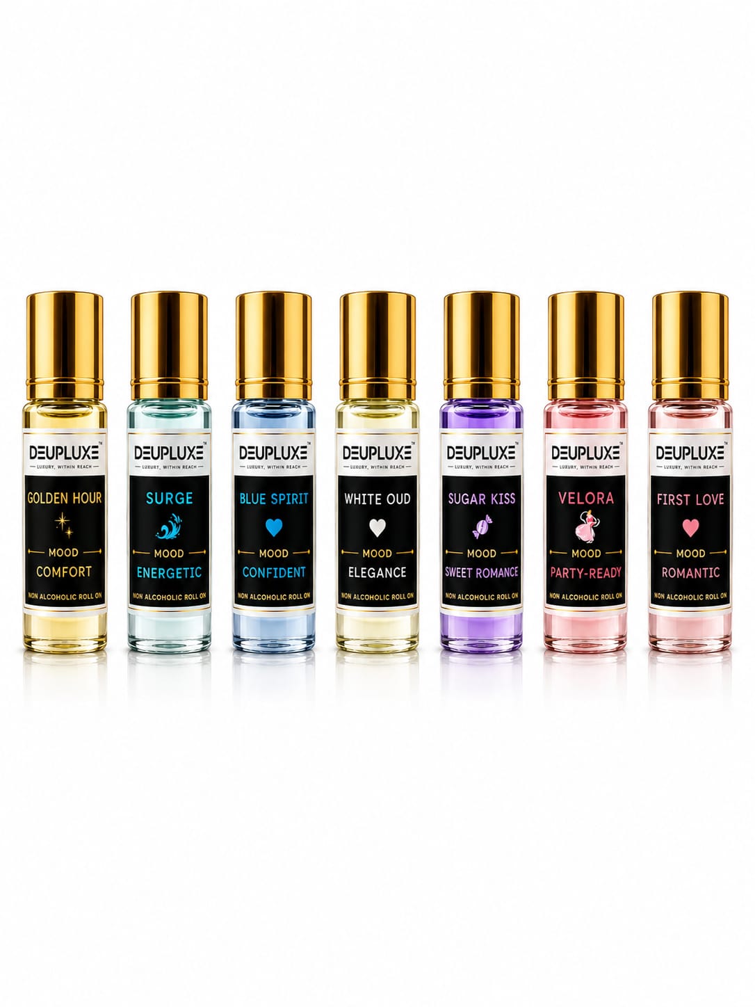 Deupluxe Mood Collection 7 Roll On Gift Set Pack Of 7