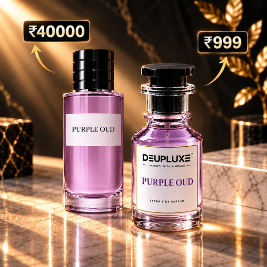 Deupluxe Purple Oud | Inspired by Dior Purple Oud | Sweet Orange, Pink Pepper & Saffron | Extrait de Parfum (50 ML)
