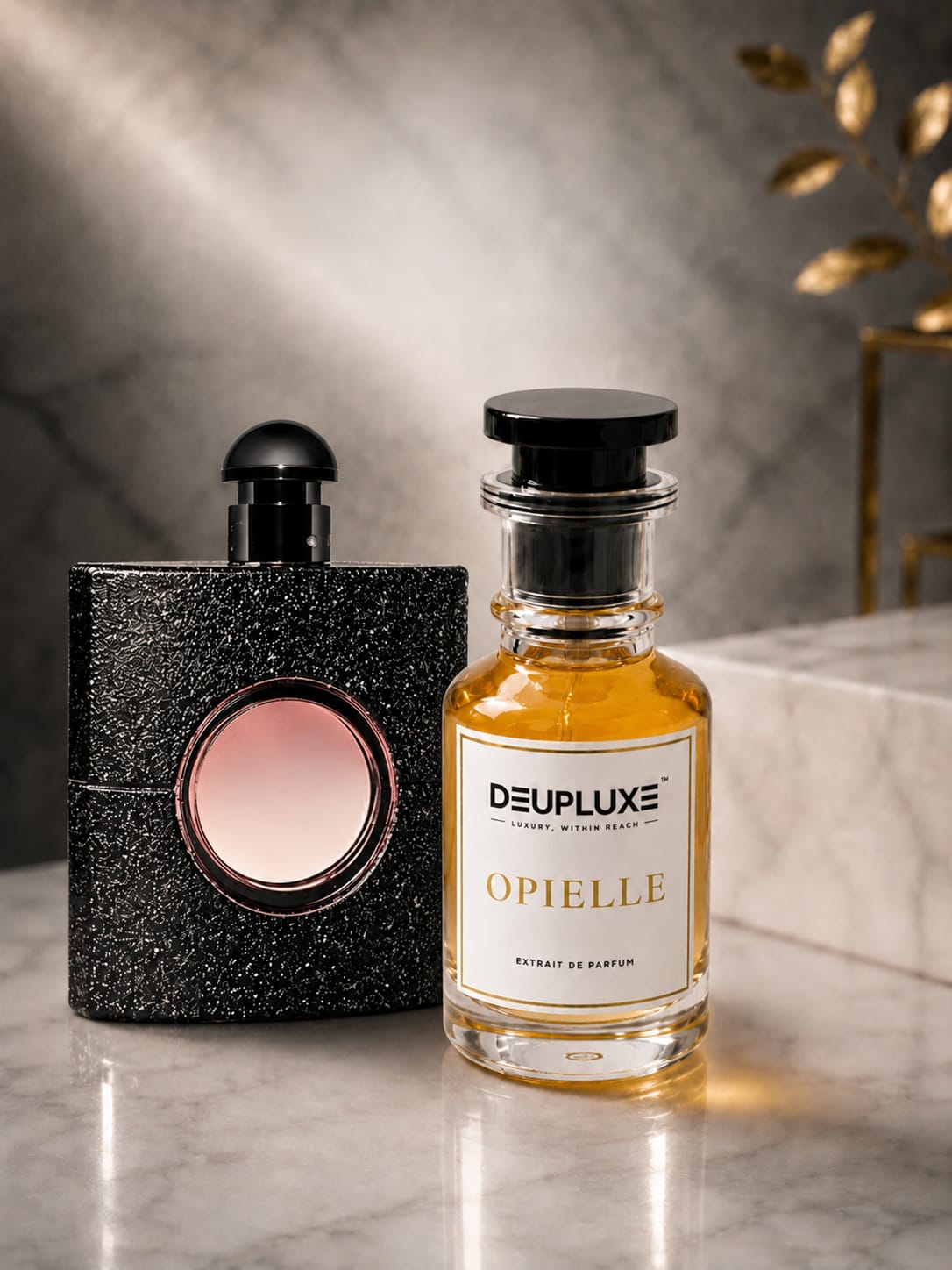 Deupluxe Opielle | Inspired By Black Opium | Pink Pepper, Orange Blossom & Pear | Extrait De Parfum