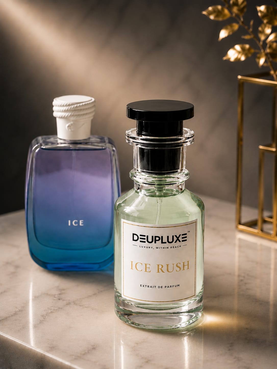 Deupluxe Ice Rush | Inspired By Hawas Ice | Bergamot, Apple & Mint | Extrait De Parfum
