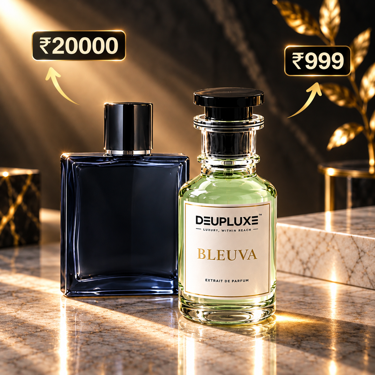 Deupluxe Bleuva | Inspired By Bleu D Chanel | Grapefruit, Lemon & Mint | Extrait De Parfum (50 ML)