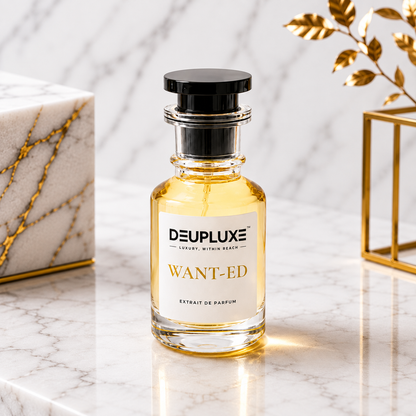 Deupluxe Want-Ed | Inspired By The Most Wanted | Cardamom, Toffee & Amberwood | Extrait De Parfum (50 ML)