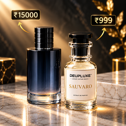 Deupluxe Sauvaro | Inspired By Sauvage | Bergamot & Pepper | Extrait De Parfum (50 ML)